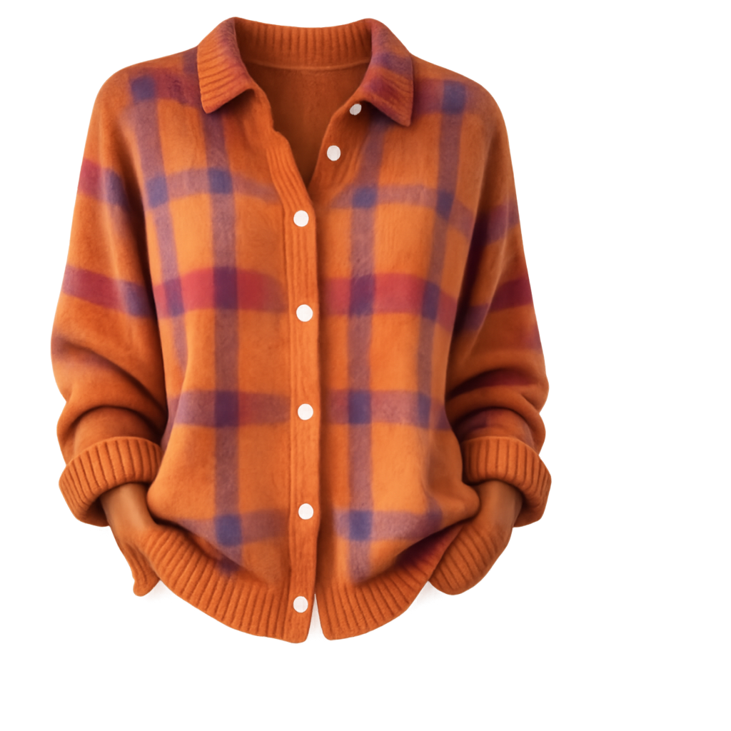 Cárdigan Chloe de Cuadros - Elegancia Casual