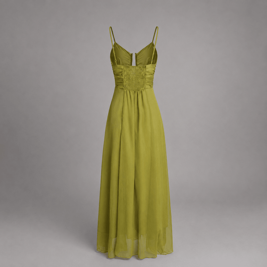 ZARA - VESTIDO MAXI DRAPEADO - Vestido - Elira Moore