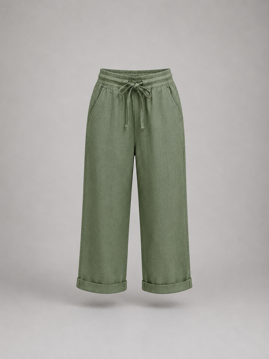 SARA - PANTALONES ALGODÓN Y LINO