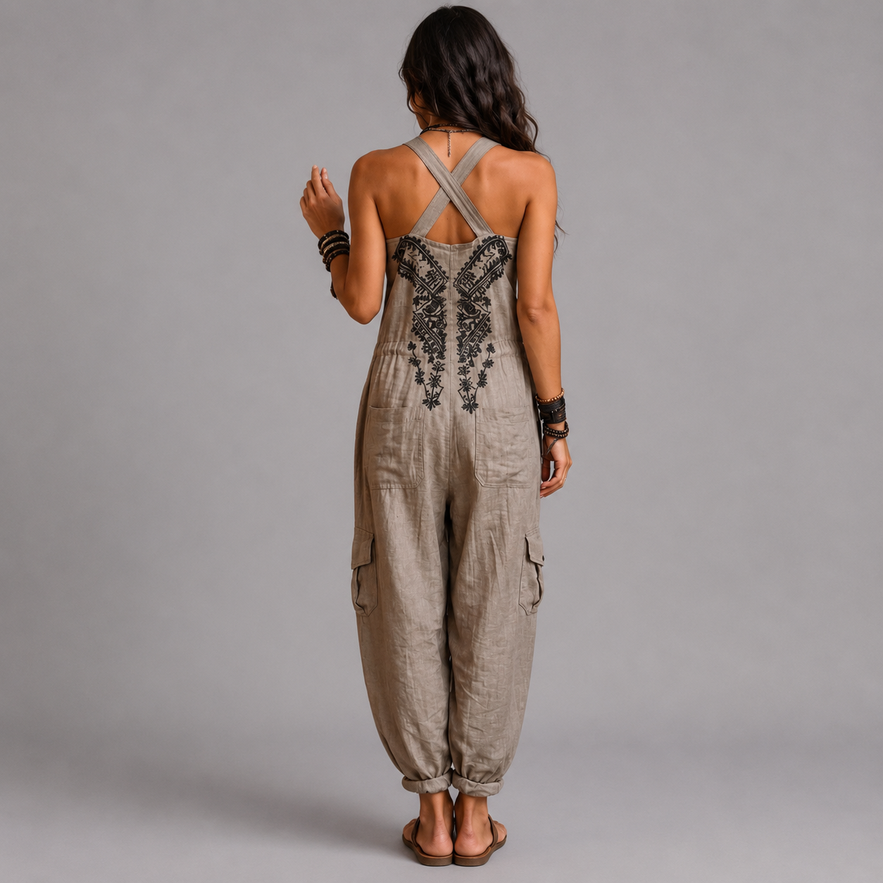 ERMINILDE - MONO BOHEMIO BORDADO