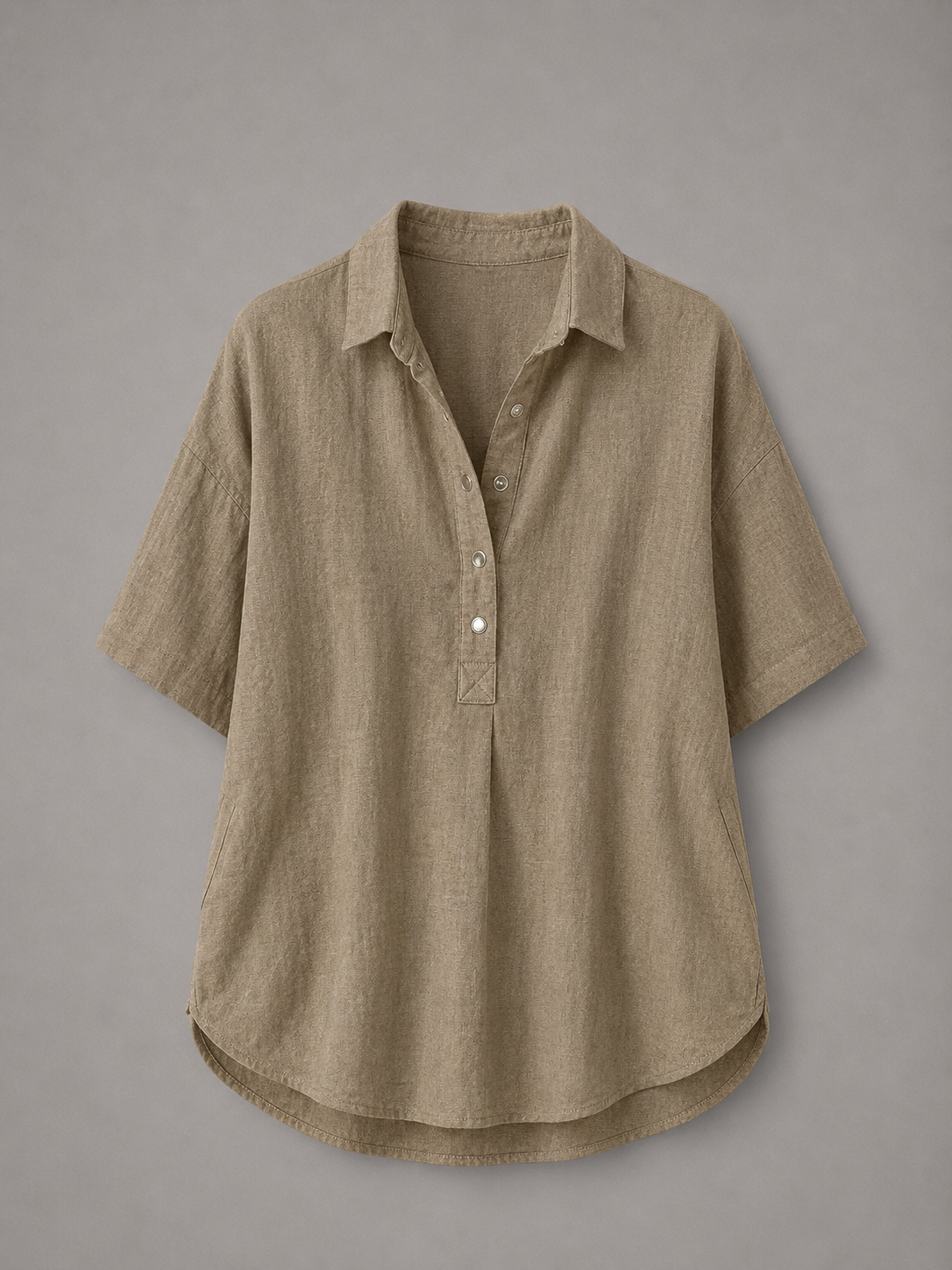 TESSA - BLUSA CON CUELLO Y BOTONES