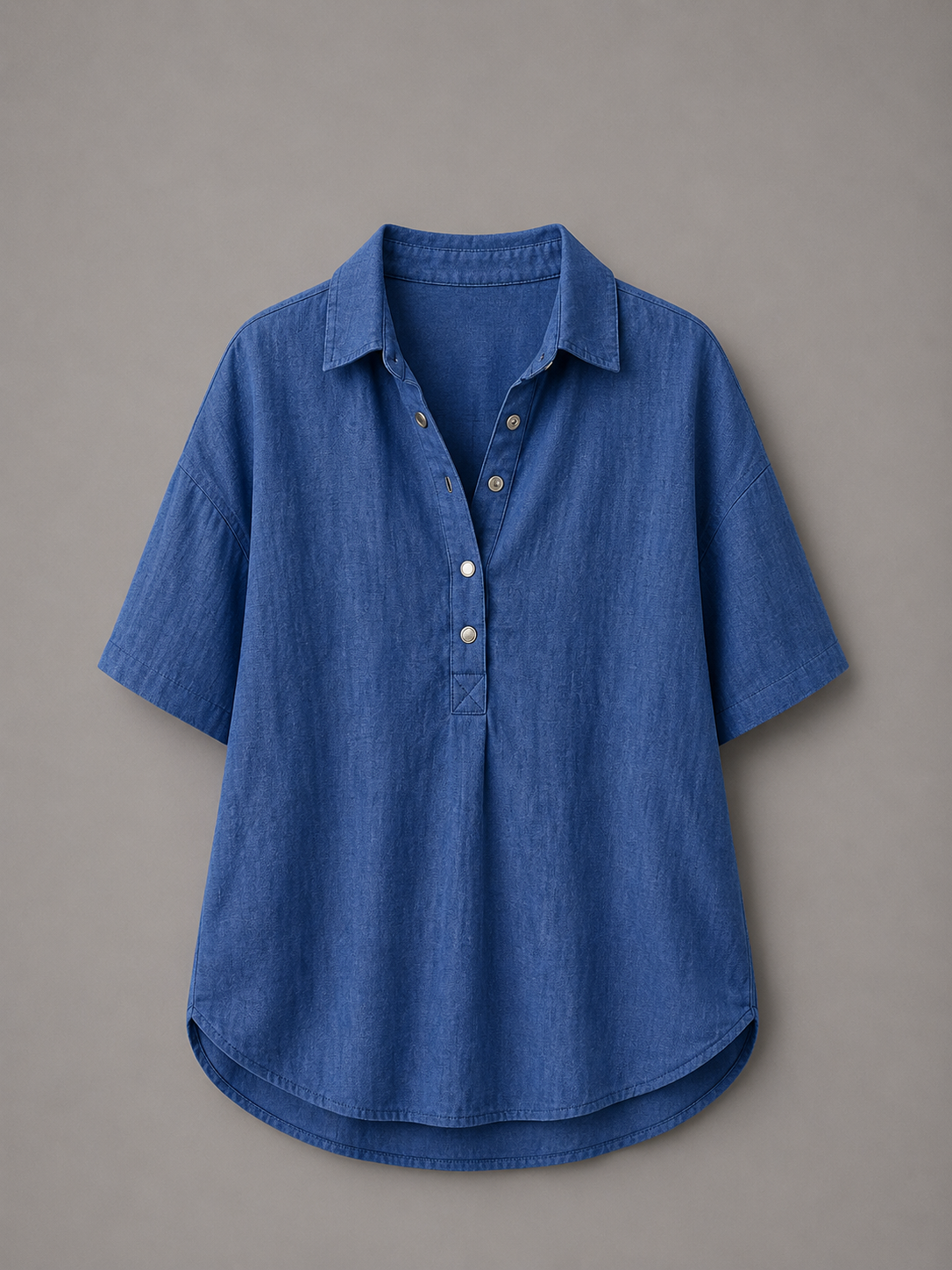TESSA - BLUSA CON CUELLO Y BOTONES