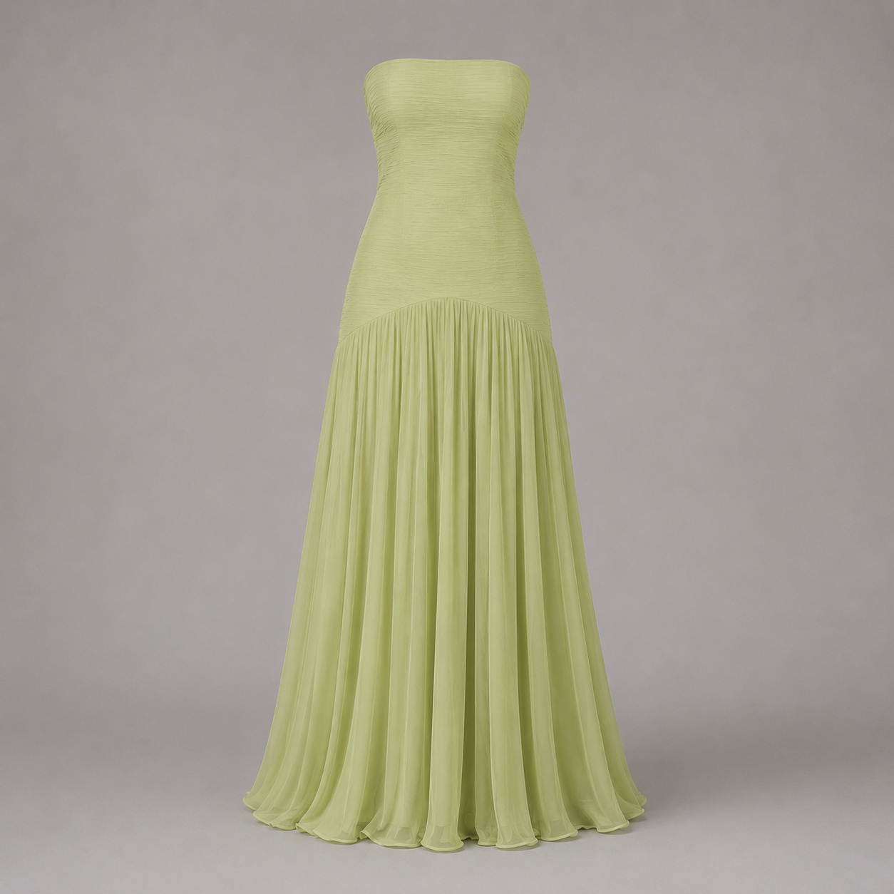 ALMUDENA - VESTIDO ELEGANTE PLISADO