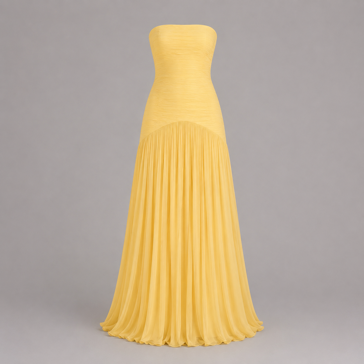 ALMUDENA - VESTIDO ELEGANTE PLISADO