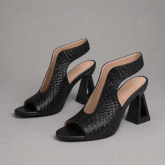 VITTORIA - SANDALIAS TRENZADAS TACÓN