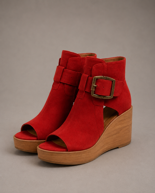 MAR - BOTINES DE CUÑA ABIERTA