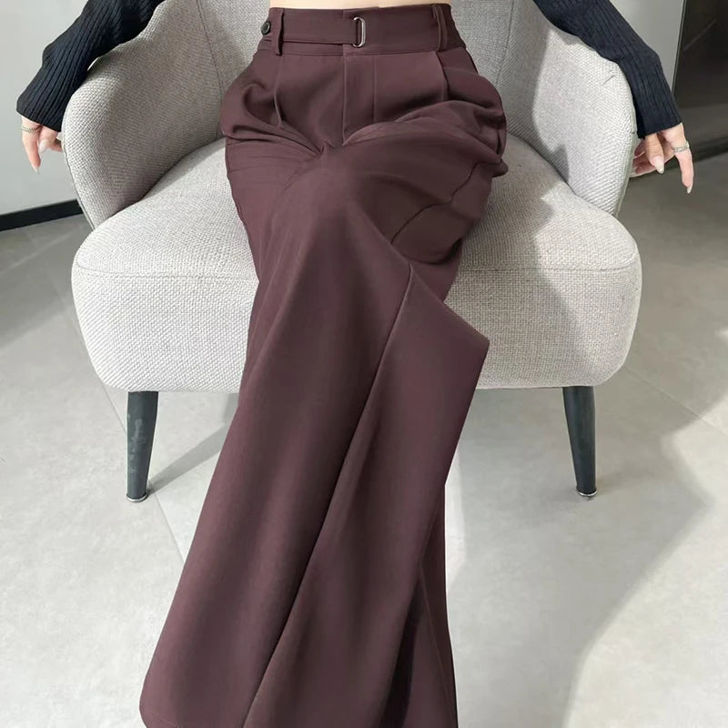 VERÓNICA - PANTALÓN PLISADO CAÍDA ANCHA