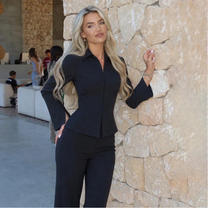 OLGA - CONJUNTO PEPLUM OFICINA
