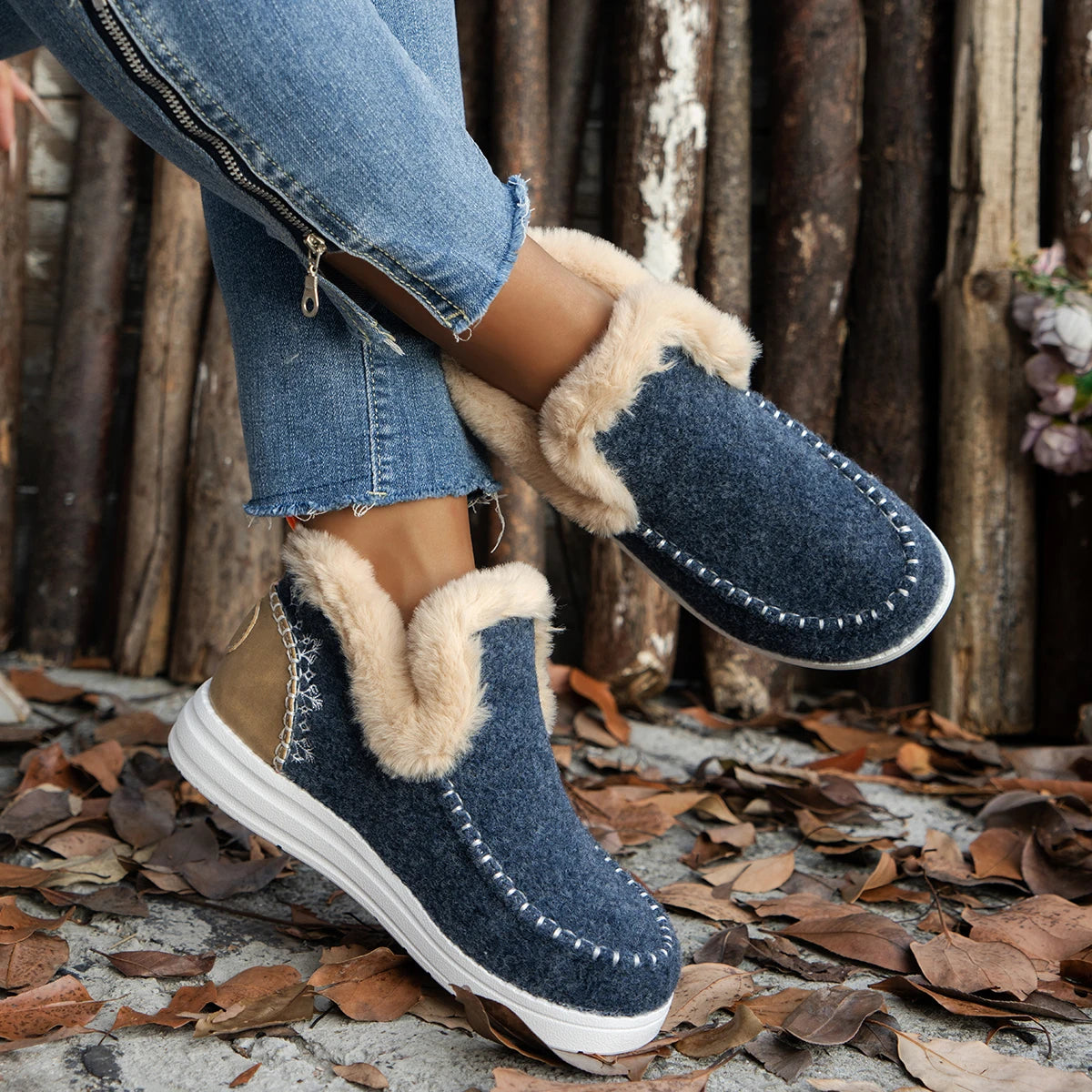 CLARA - BOTIN DE ANTE CON CORDONES
