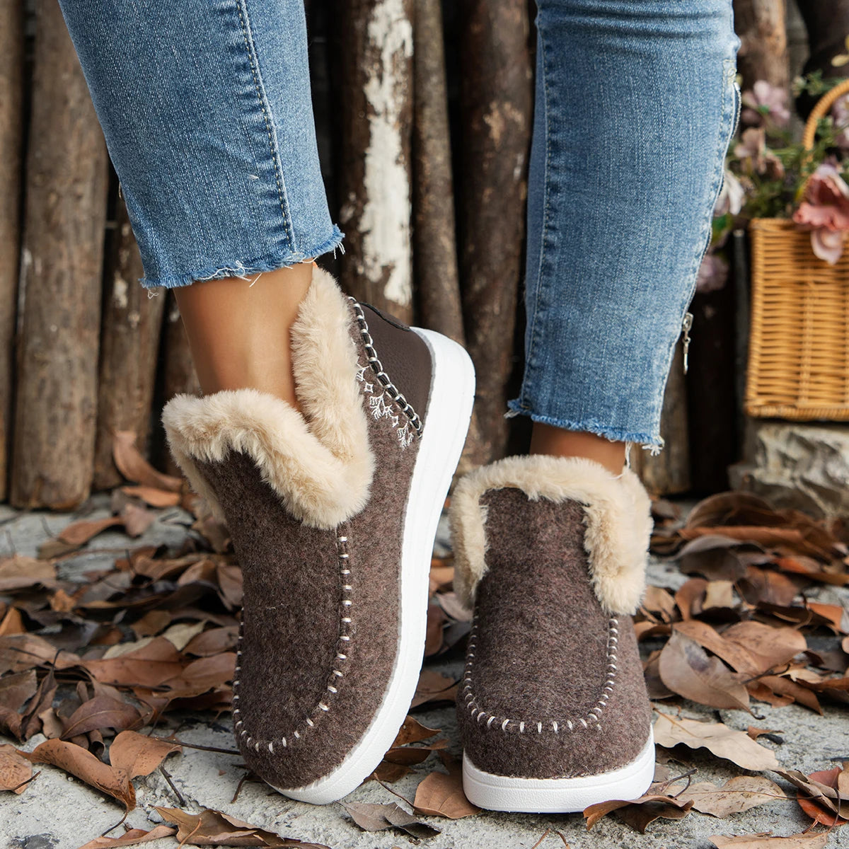 CLARA - BOTIN DE ANTE CON CORDONES