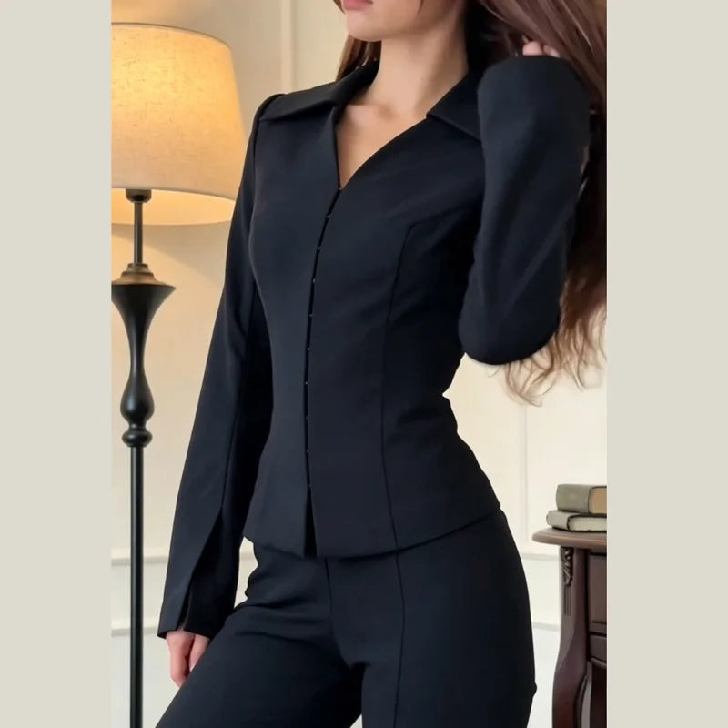OLGA - CONJUNTO PEPLUM OFICINA