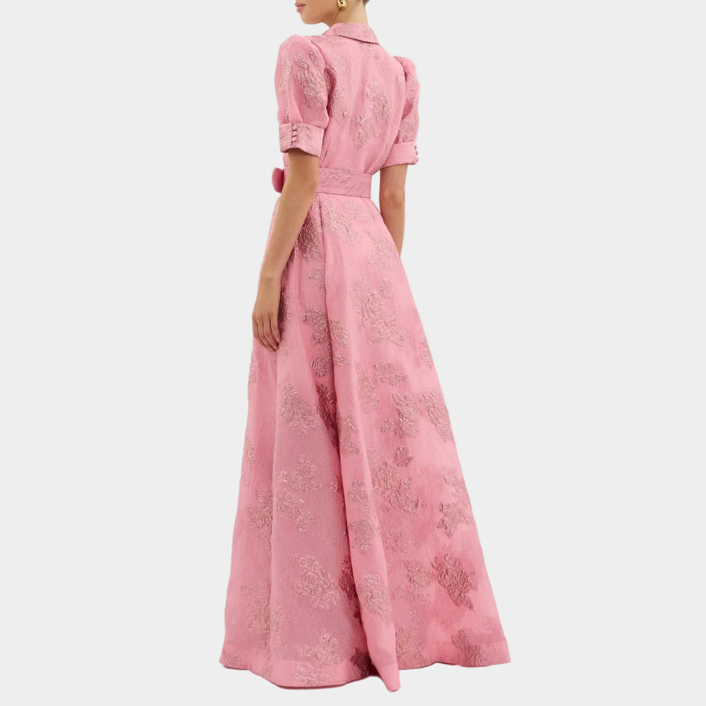 CARLA - VESTIDO DE MANGA ABULLONADA