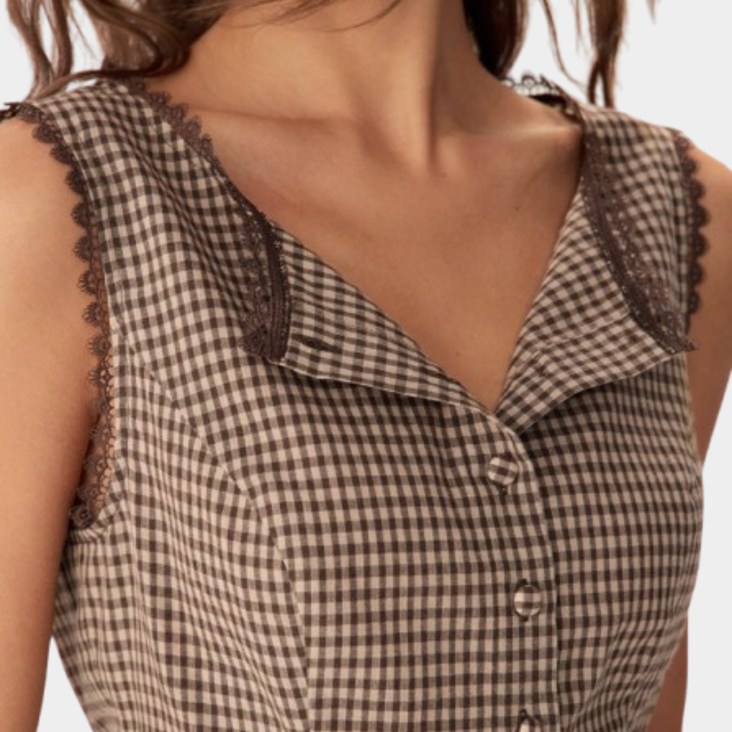MIRIAM - CHALECO DE CUADROS