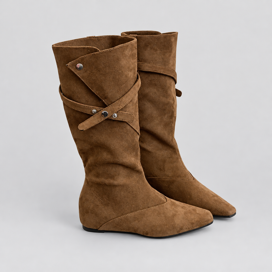ROMINA - BOTA COWBOY CON HEBILLA
