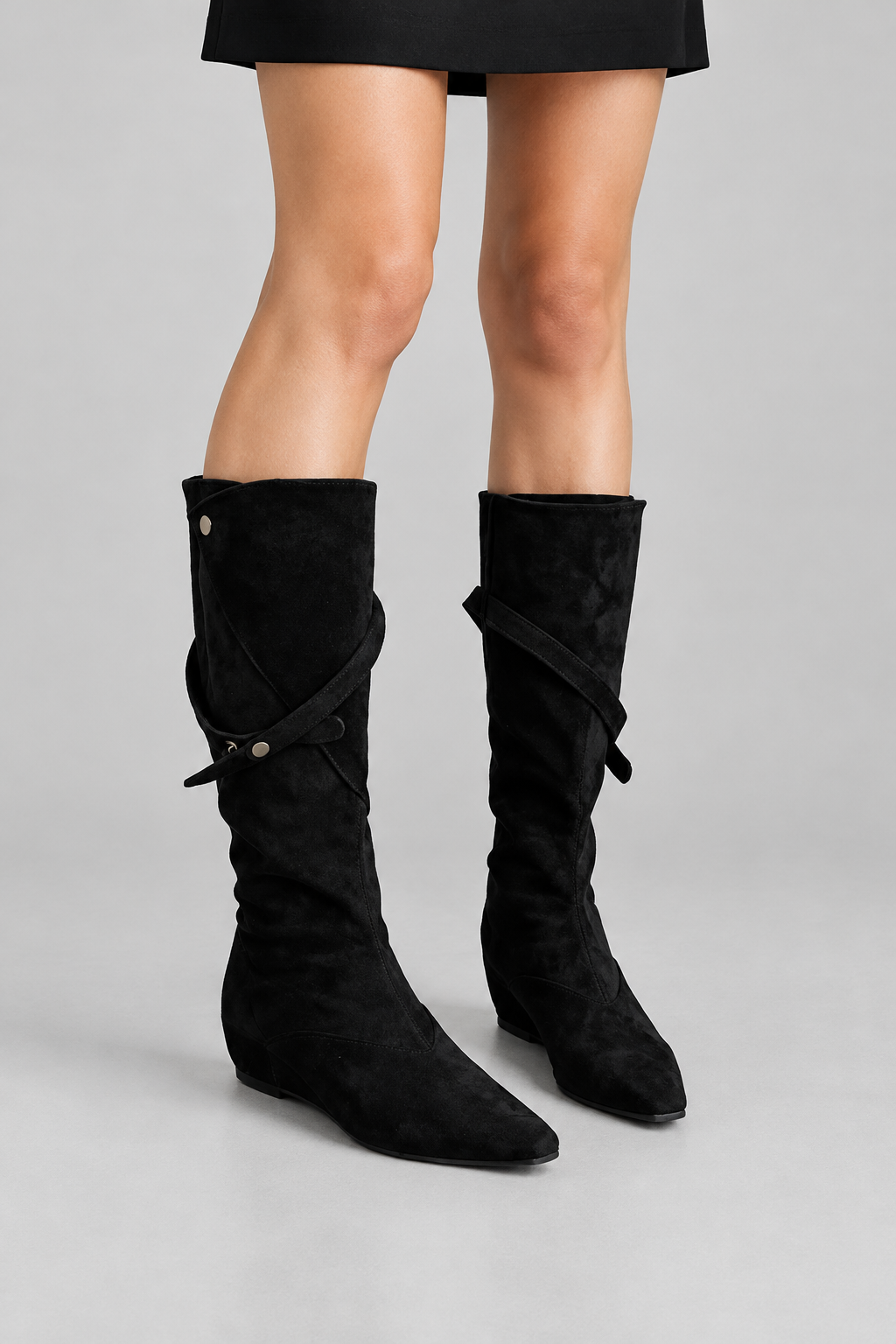 Botas negras con modelo
