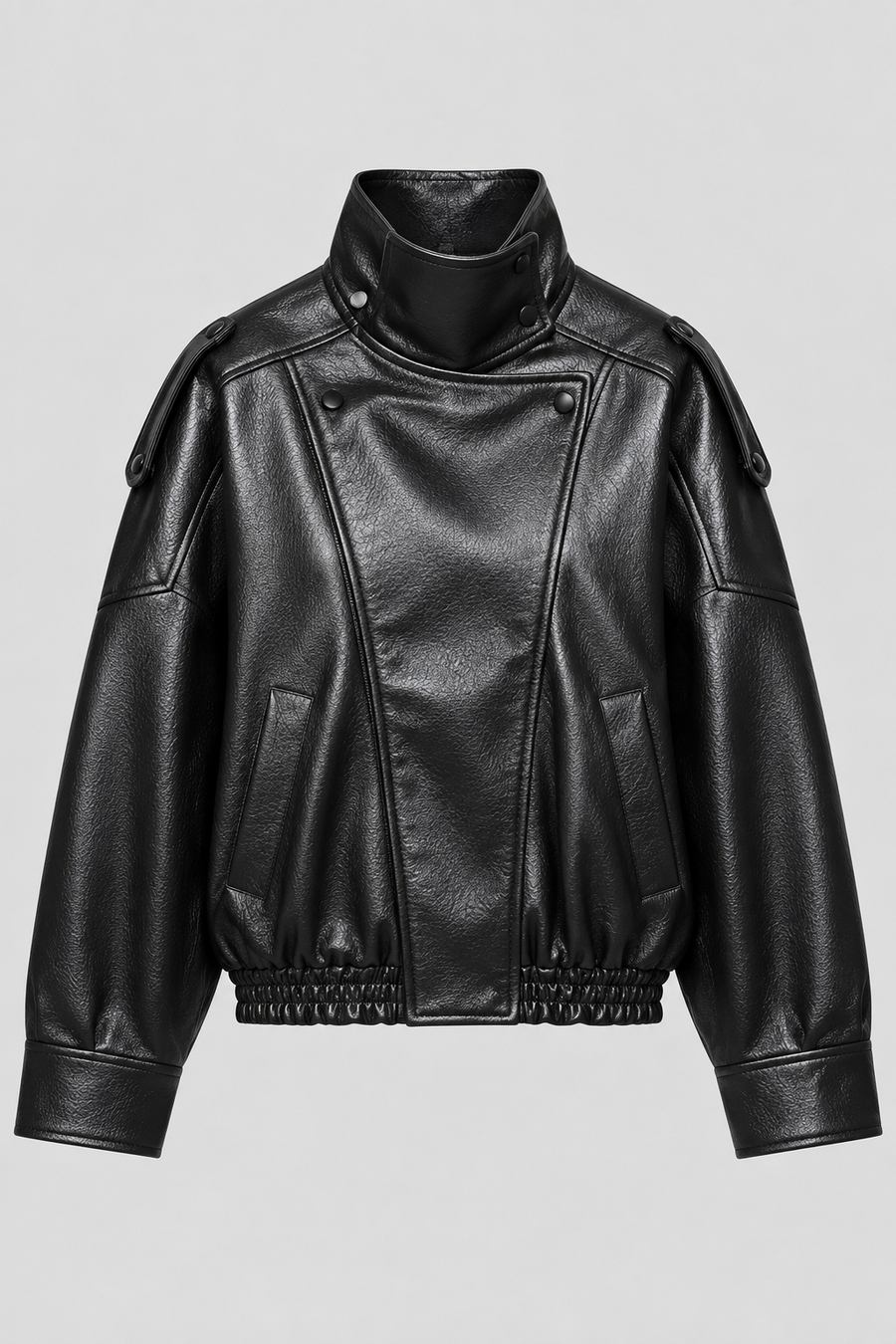CARLOTA - CHAQUETA BOMBER PIEL VEGANA