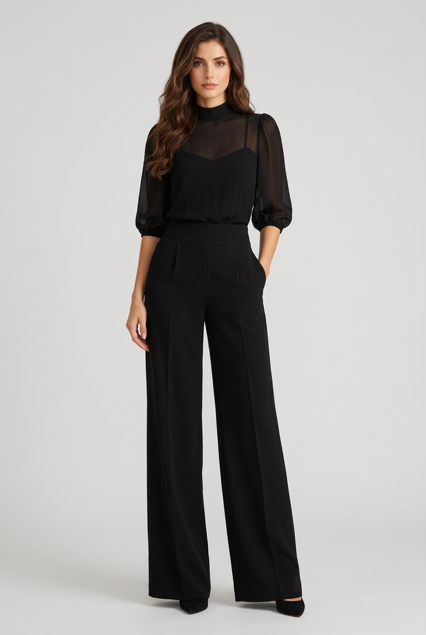 Conjunto EMMA con modelo, pose frontal
