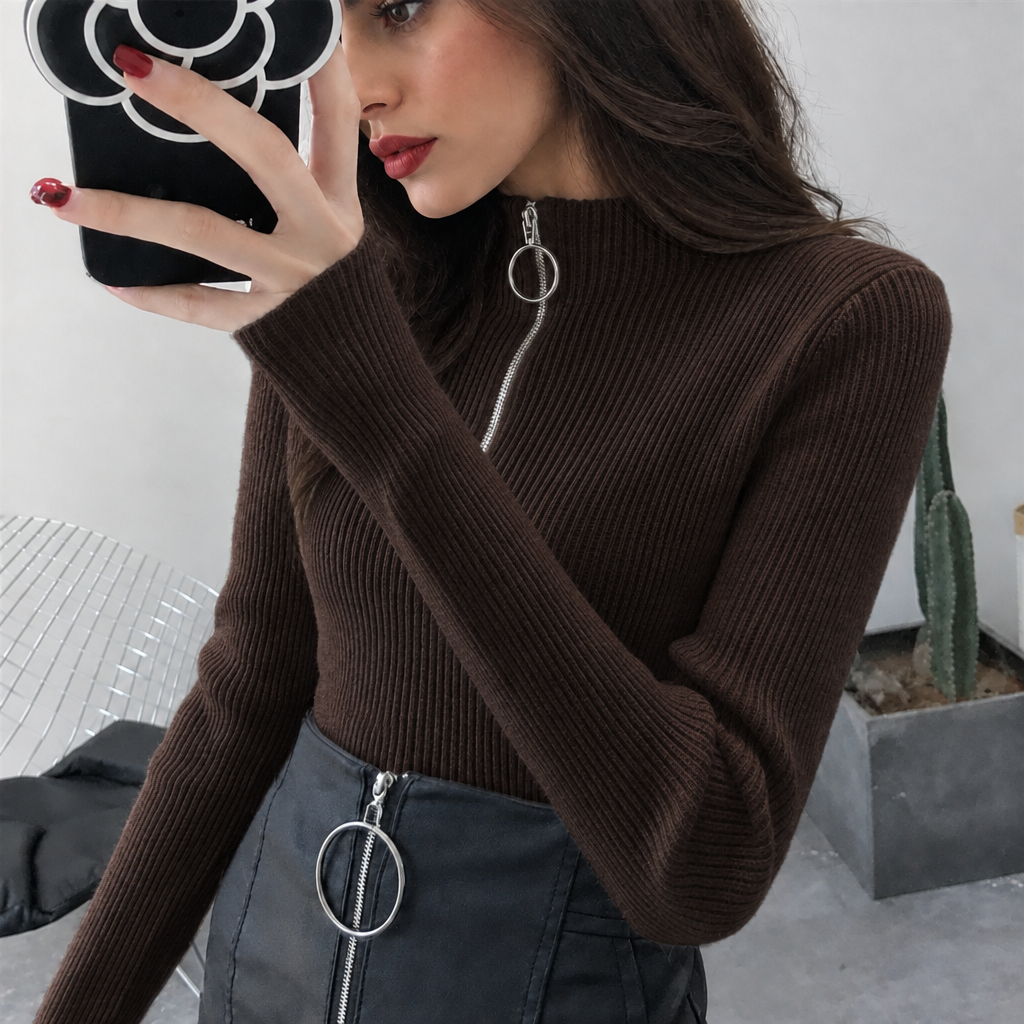 CONSUELO marrón oscuro con modelo española