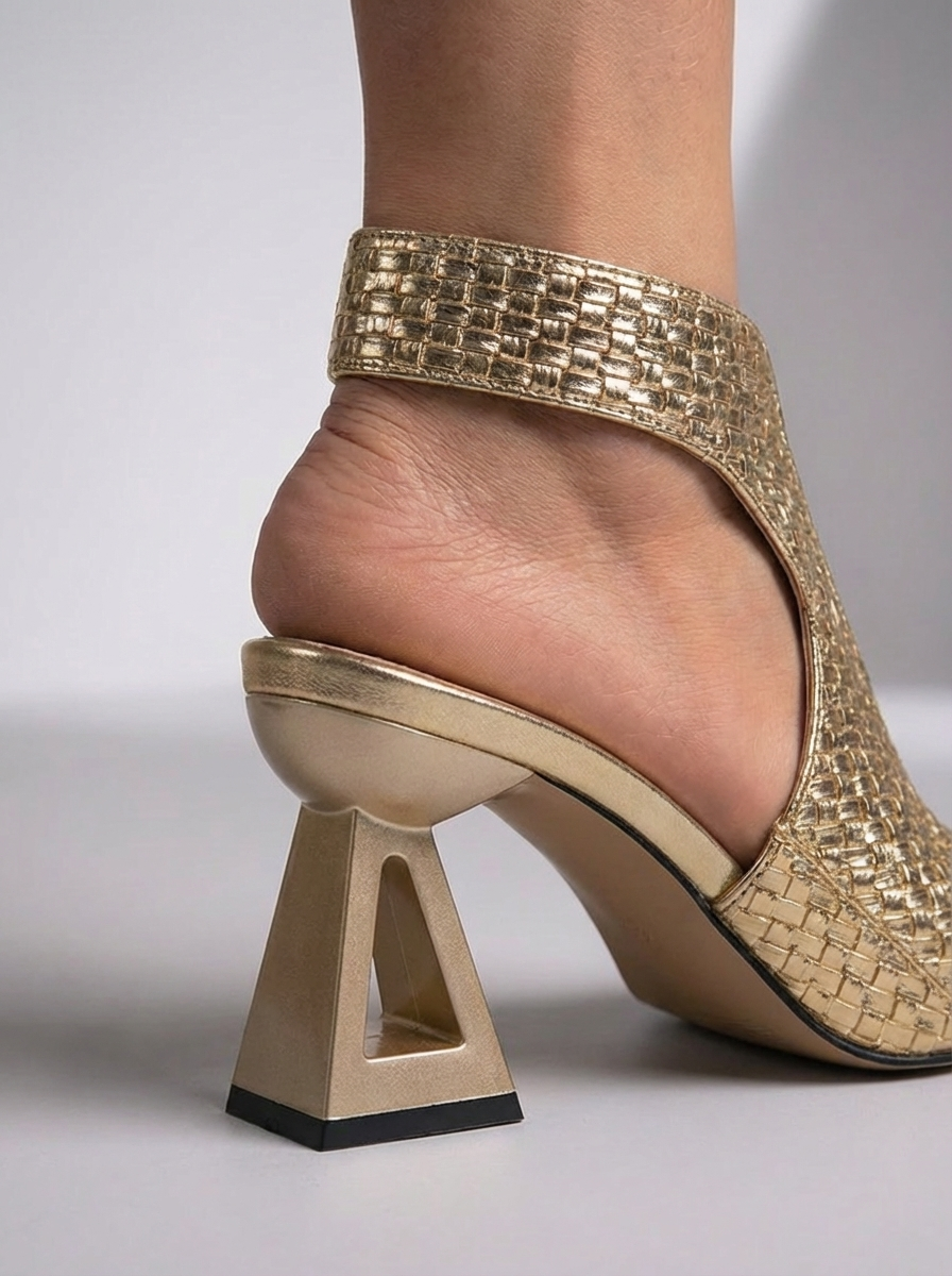 VITTORIA - SANDALIAS TRENZADAS TACÓN