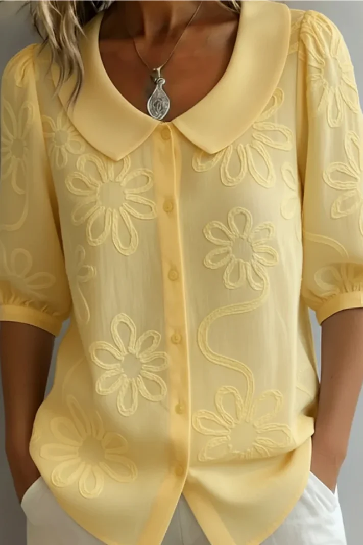 FIORA - BLUSA ELEGANTE FLORAL