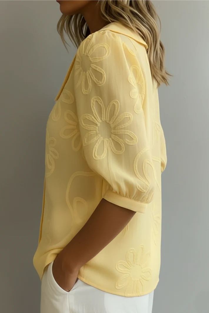 FIORA - BLUSA ELEGANTE FLORAL