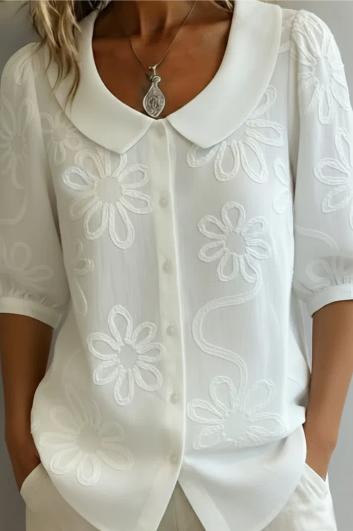 FIORA - BLUSA ELEGANTE FLORAL