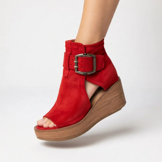 MAR - BOTINES DE CUÑA ABIERTA