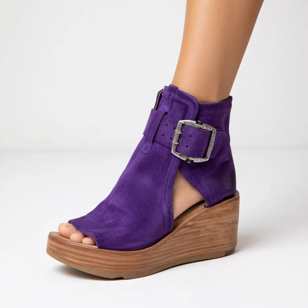MAR - BOTINES DE CUÑA ABIERTA