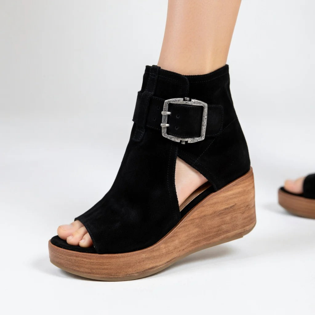 MAR - BOTINES DE CUÑA ABIERTA