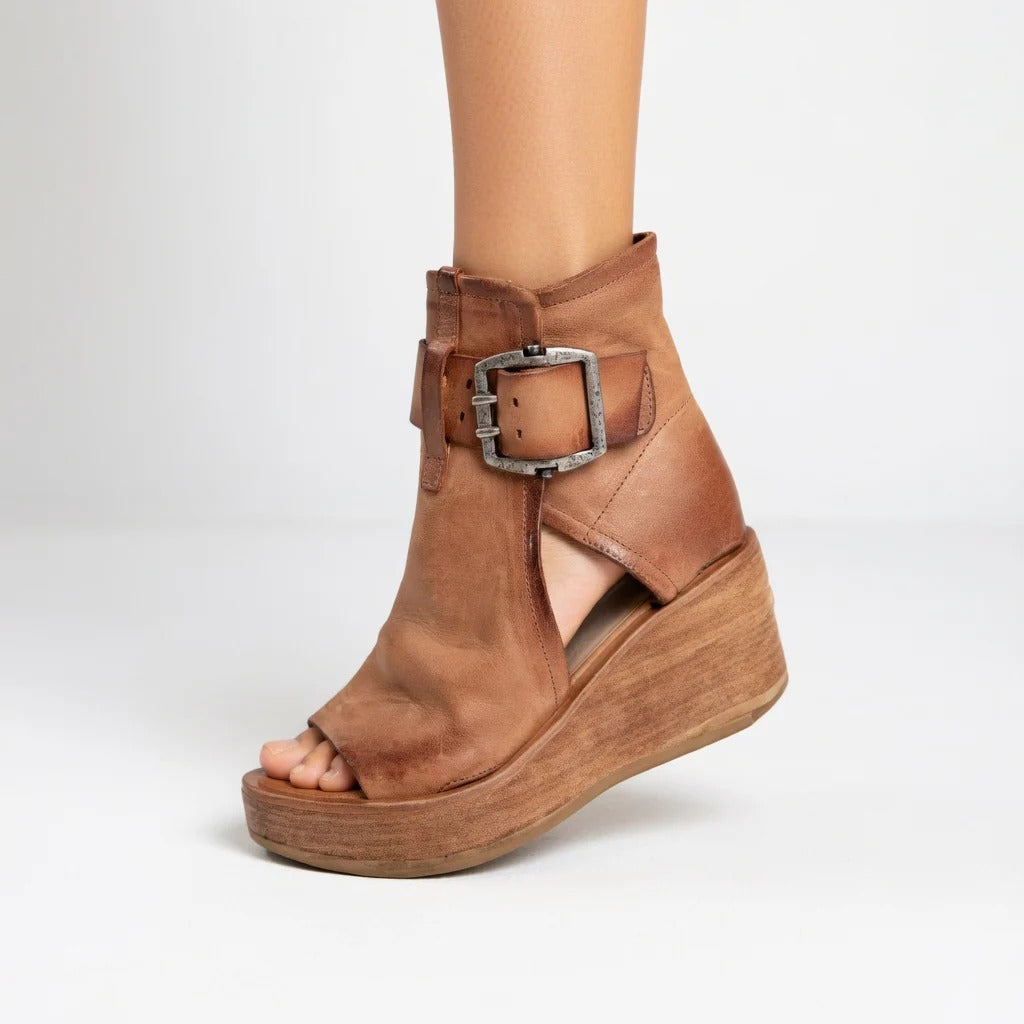 MAR - BOTINES DE CUÑA ABIERTA