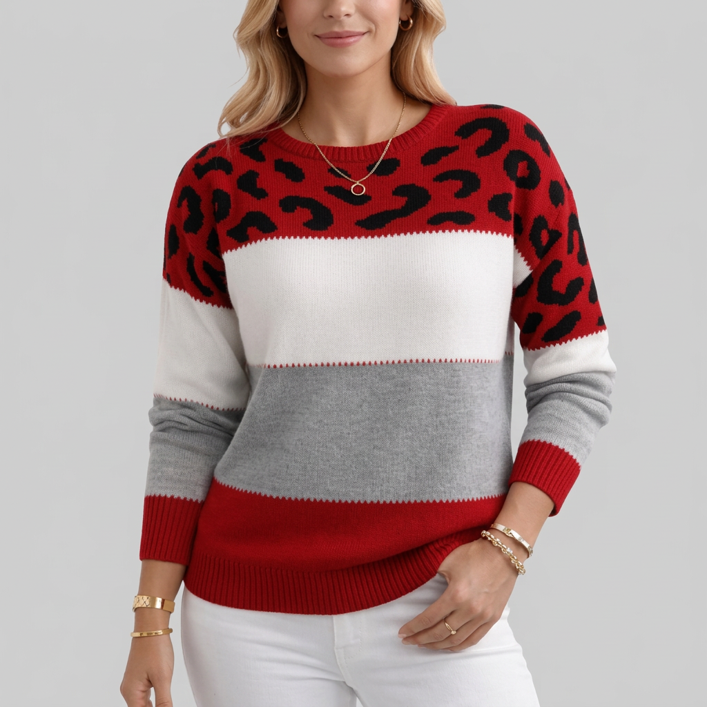 Jersey rojo con fondo gris
