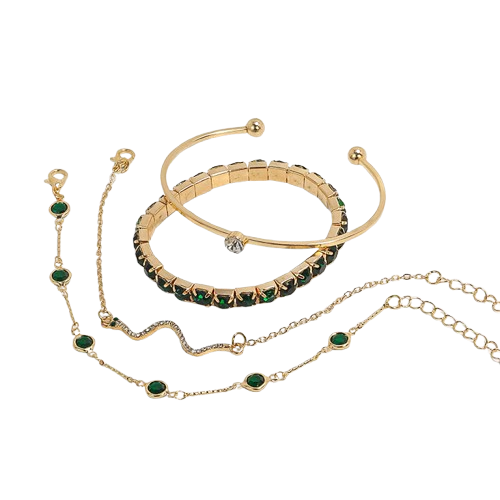 Pulsera Emerald Dreams - Toque de Elegancia