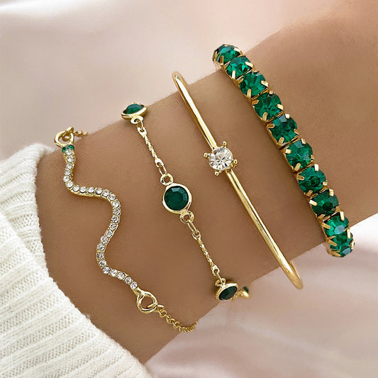 Pulsera Emerald Dreams - Toque de Elegancia