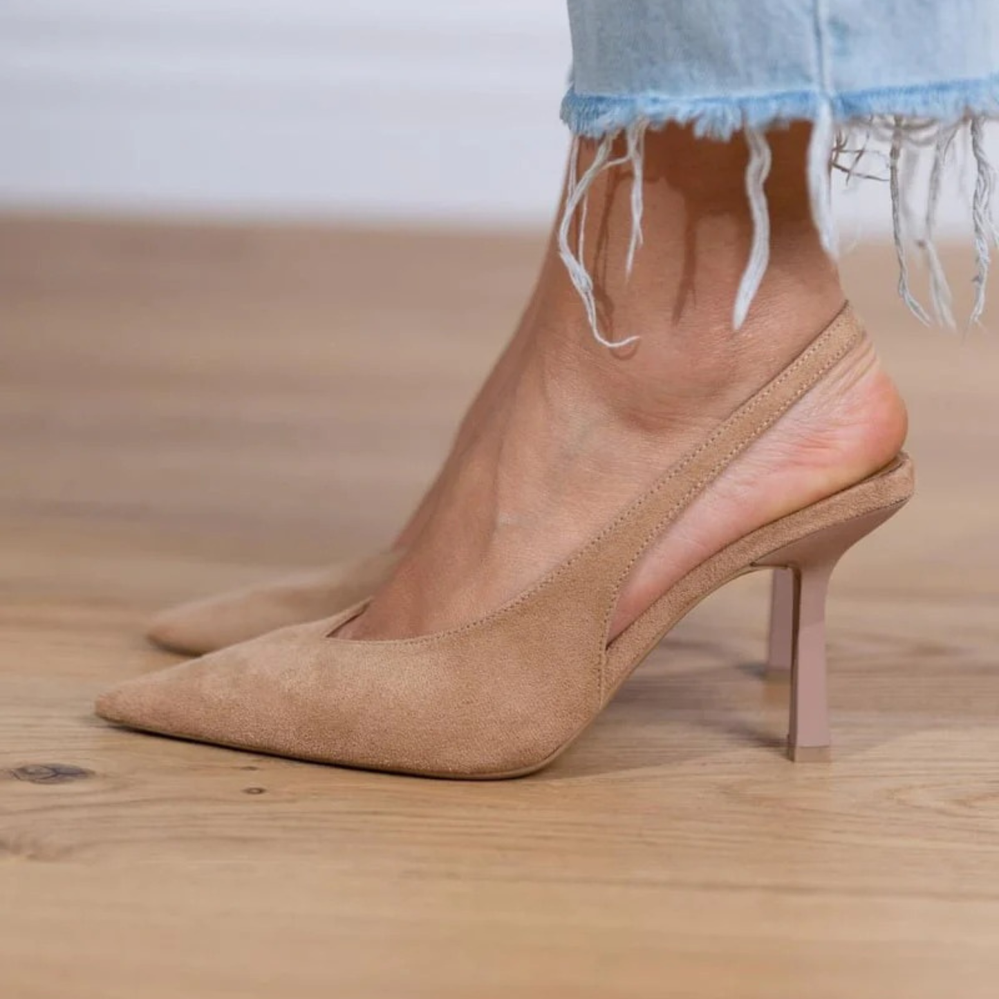 MARLENA - TACONES BAJOS NUDE