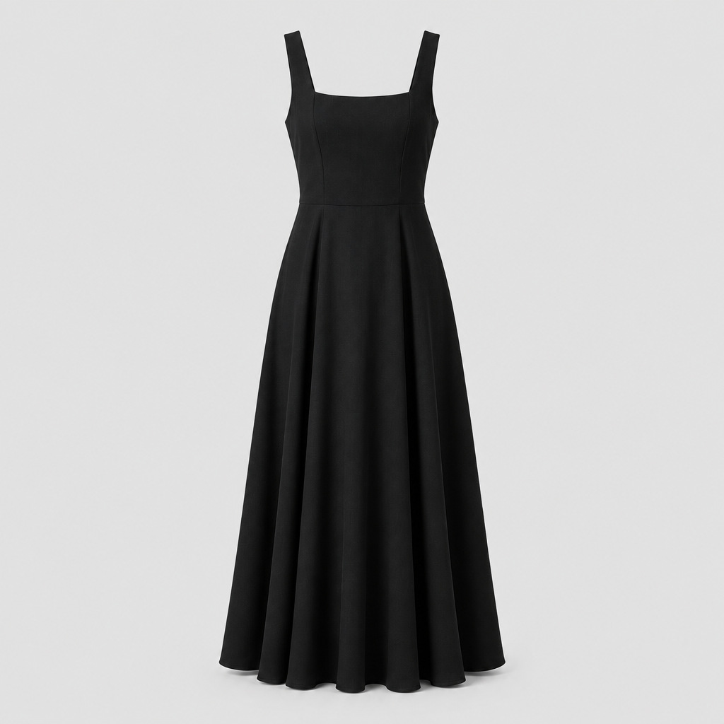 Vestido MELISA solo con fondo gris claro