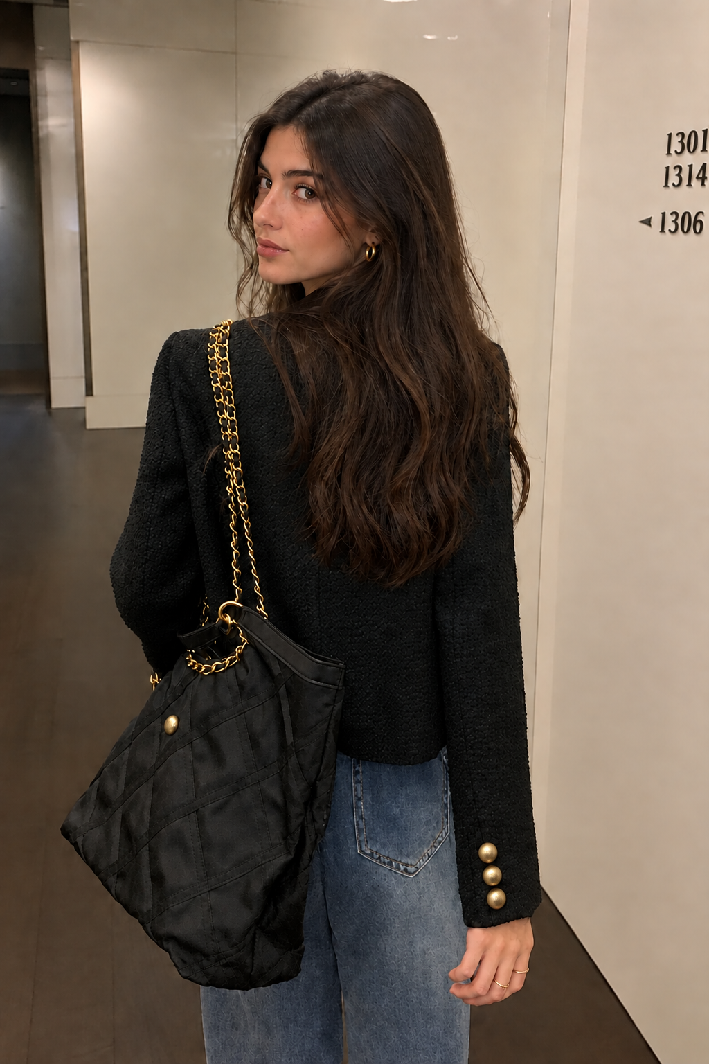 VICTORIA - CHAQUETA TWEED BOTONES DORADOS