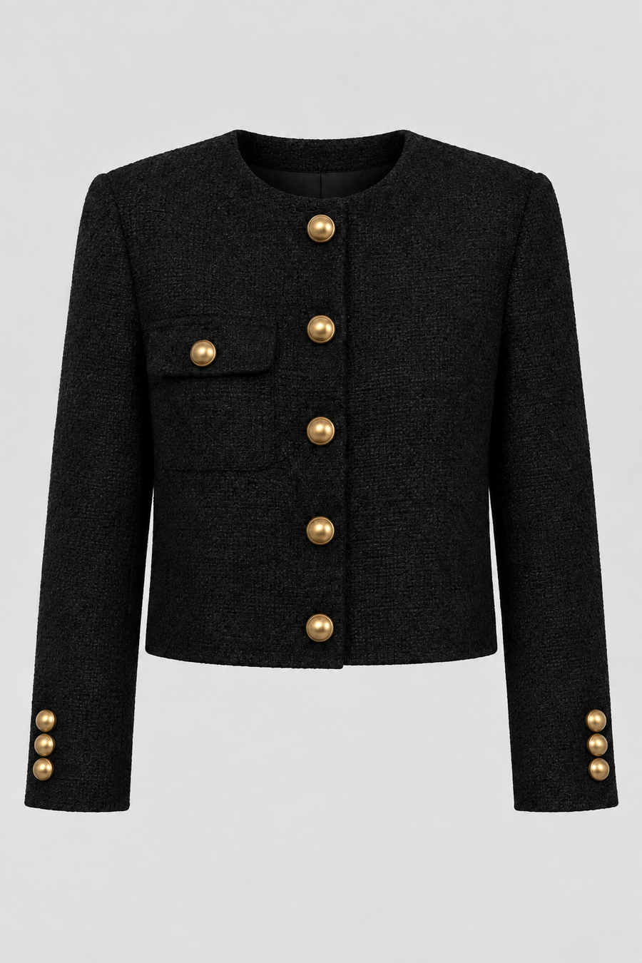 VICTORIA - CHAQUETA TWEED BOTONES DORADOS